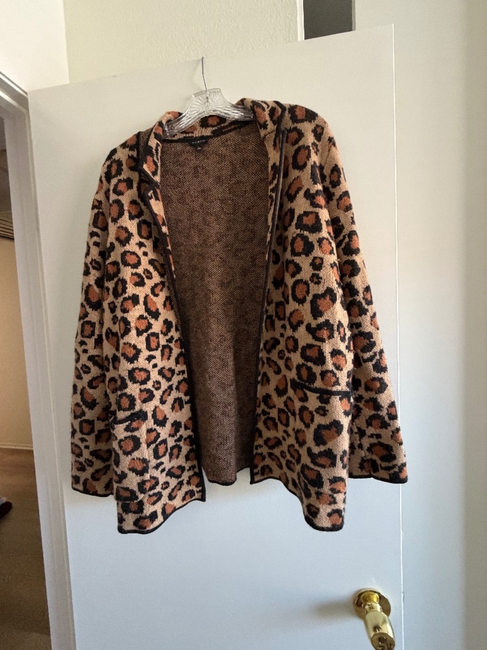 Talbots Leopard Print Sweater